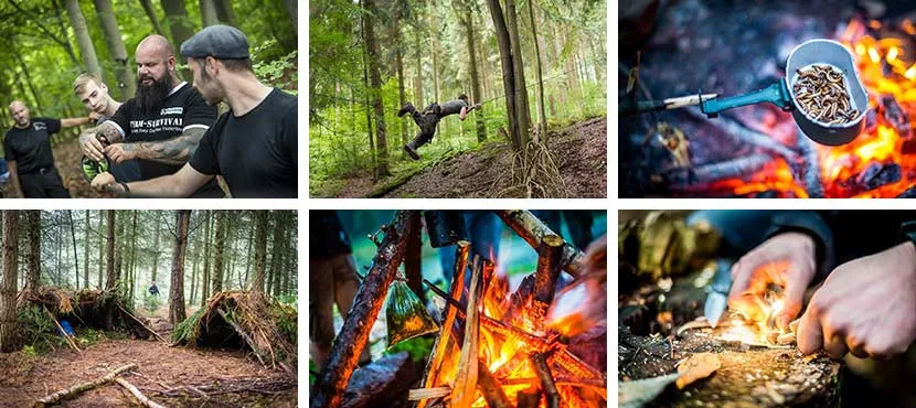 Wildnis Survival Training in Thüringen