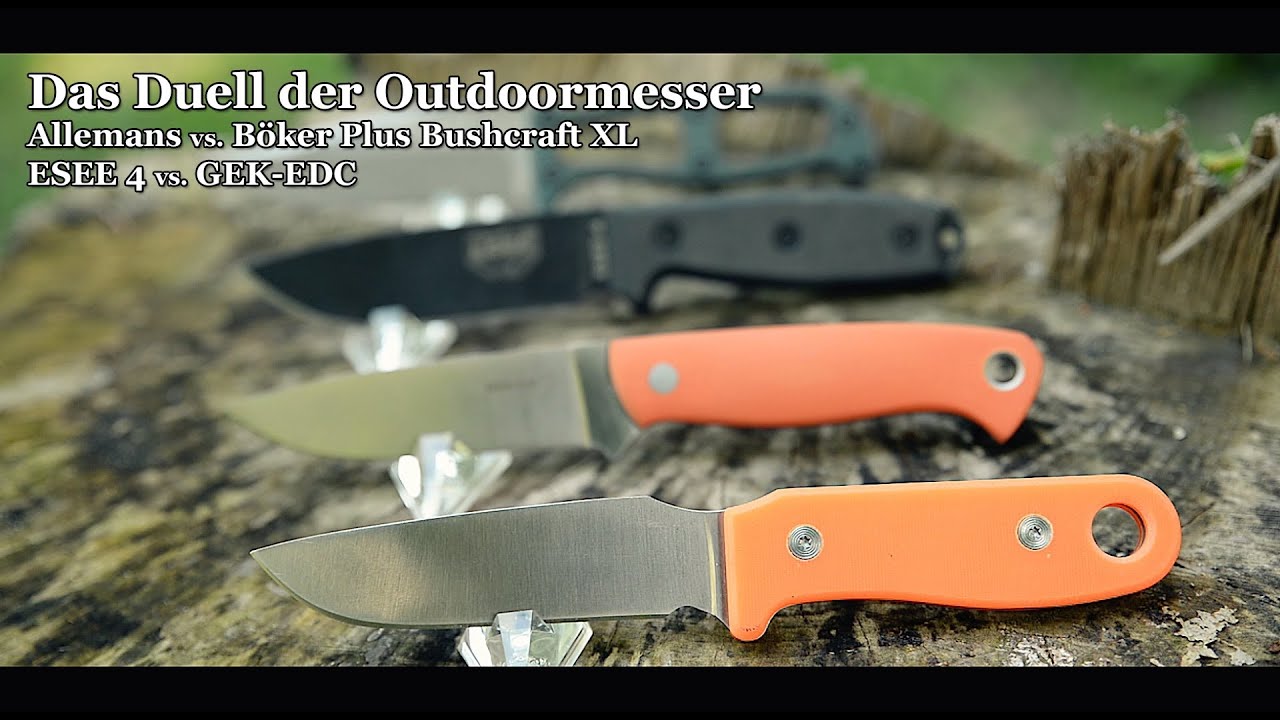 Muss ein Outdoormesser teuer sein? Bushcraft- & Survivalmesser im Vergleich