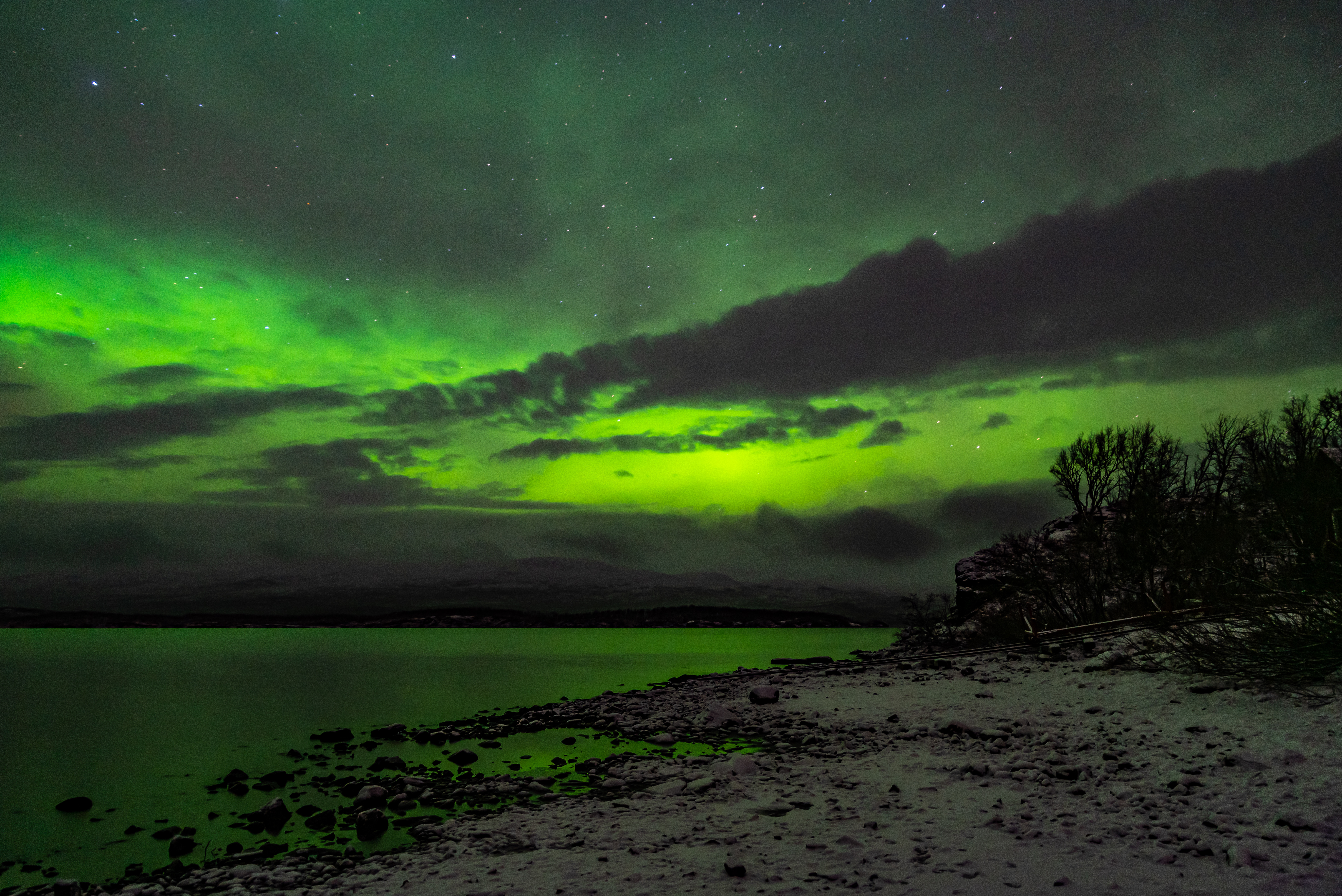 Farben am Himmel über Abisko