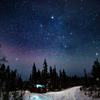 Winter Sternentraum in Schweden